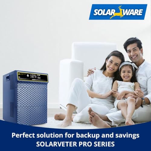 Image of Luminous Solarverter PRO 5KVA / 48V MPPT Solar Inverter for Home, Office, and Shops (2-Year Warranty, Blue); with WiFi Remote Monitoring Device