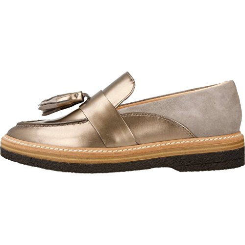 Clarks Mocassini Donna, Farbe Argento, Marke