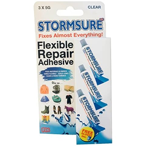 Stormsure Flexible Repair Adhesive 3 5g tubes Cover