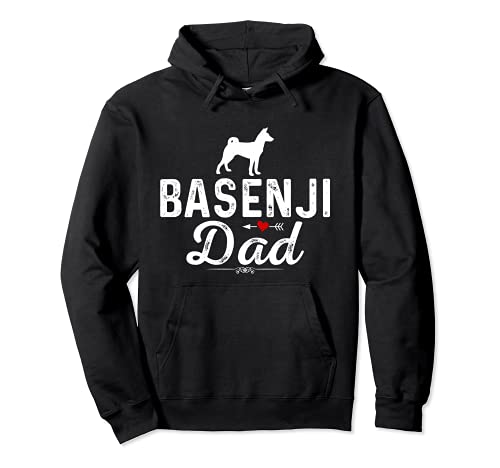 Basenji Dad funny Dog dad Best Pet owner Basenji Daddy Pullover Hoodie