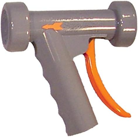 SuperKlean 150S-G Pistol Grip Spray Nozzle, Stainless Steel, 1/2 NPT, Gray