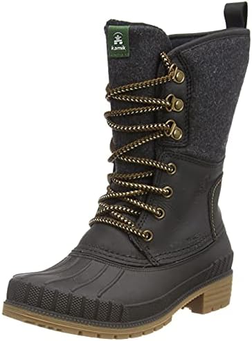 Kamik Women's Sienna2 High Boots, Black Black Blk, 7