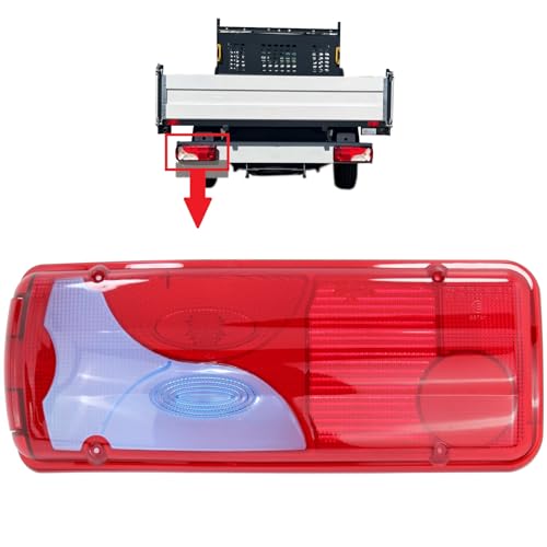 BIAREN Rear Tail Light Lamp Lens Cover Left For Mercedes Sprinter (2006 Onwards) Volkswagen VW Crafter (2006-2016) Chassis Cab Pickup A0008262056 A9068262056 2E0945111 2E0945111A