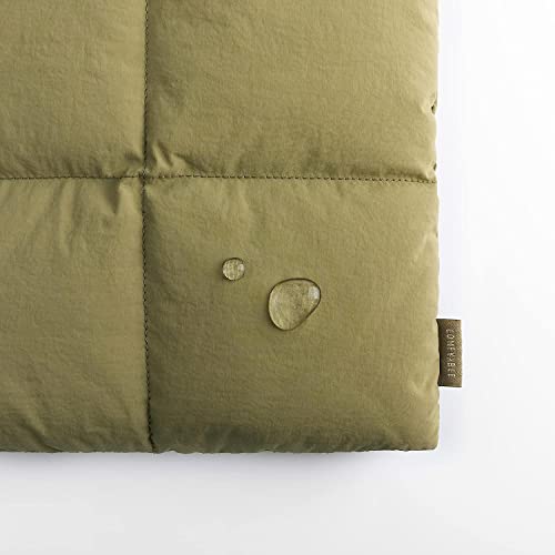 Comfyable Puffy Laptop Sleeve 15 Inch 16 Inch, Quilted Puffer Laptop Carrying Case, Pillow Case Compatible For Macbook Air 15 Inch & Macbook Pro 16 Inch 2023 M2, 16 In Puff Cover, Olive Green #TOP3