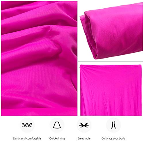 Sycyka Aerial Yoga Hammock L:5M W:2.8M Aerial Pilates Silk Yoga Swing Set With 2000 Ibs Load Include Daisy Chain thumb #5
