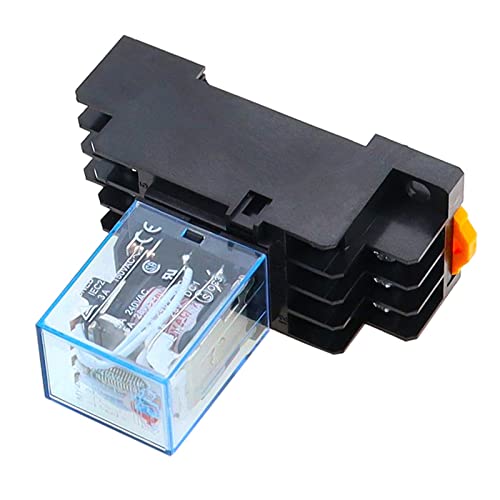 Relé electromagnético MY4 con 4NO 4NC para control multifuncional seguro 4