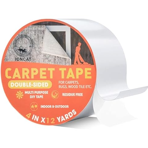 IONCAT Heavy Duty Double Sided Carpet Tape Cover