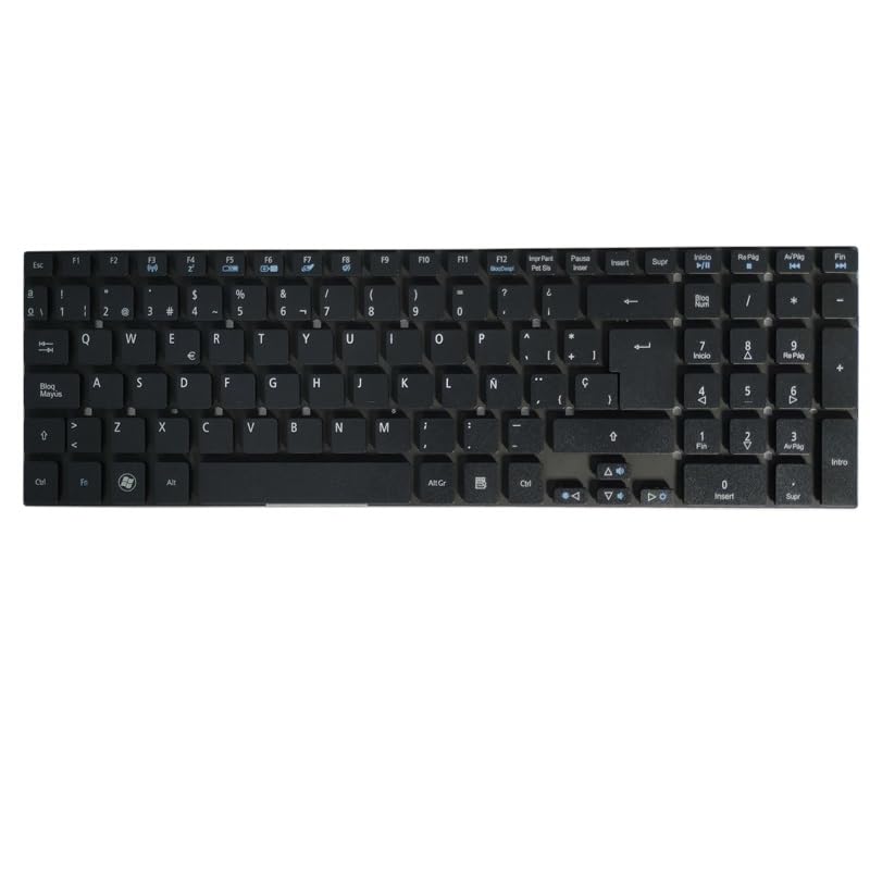 Clavier d'ordinateur portable de remplacement espagnol pour Aspire E1