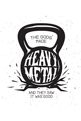 Image of Workout Posters For Home Gym Kettlebell Kettle bell The Gods Made Heavy Metal Cool Wall Art Print Poster 24x36