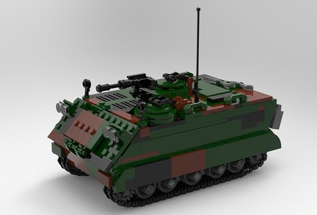 AEPRO - The Military high-tech XB06043 Army Theme GTK Boxer Armored Tank Building Blocks WW2 Model MOC With Fiɡurеs ßriсks Тоуs (735pcs 06050)