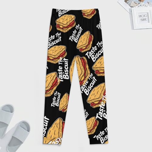 Taste The Biscuit Men's Pajamas Pants Lightweight Sleep Lounge Pant Pjs Bottoms Casual Sleepwear4