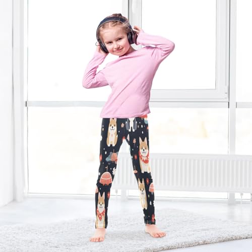 Bolaz Toddler Girls Leggings Printed Yoga Pants Leggings Umbrella Dog for Kids4