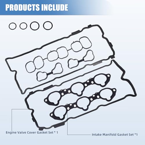 Sorello MS97143 VS50770R Engine Valve Cover Gasket Set for Infiniti Nissan by Sorello - Used condition - Image 7