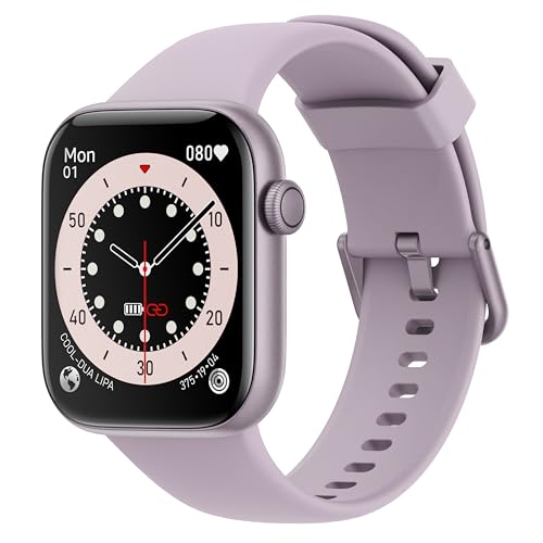 AcclaFit Montre Connectée Homme Femme avec Appels Bluetooth, Écran 1.85