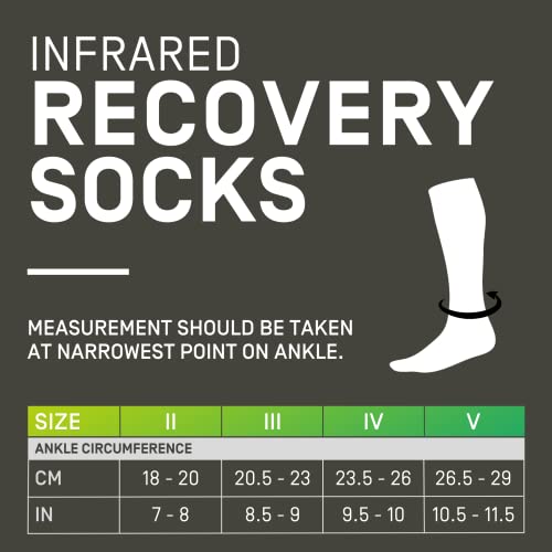 Cep Infrared Recovery Socks, Black/Black, Women, Iv #TOP4