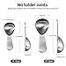 Coffee Scoop: U-Taste 18/8 Stainless Steel Measuring Coffee Scoop 1 tablespoon & 2 tablespoon, Short Handled Measure Scooper for Ground Coffee, Bean in Canister (Silver, 1Tbsp&2Tbsp / 15ml&30ml)