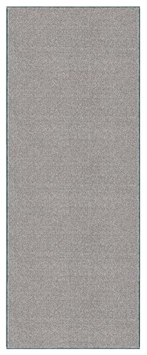 Grey Solid Plain Rubber Backed Non-Slip Hallway Stair Kitchen Runner Rug Carpet 22In X 6Ft #TOP1