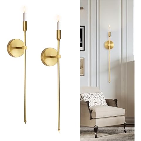 Gold Retro Candle Sconces Wall Holder Cover