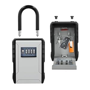 Vusddy Schlüsseltresor mit 4 Zahlencode XLDX