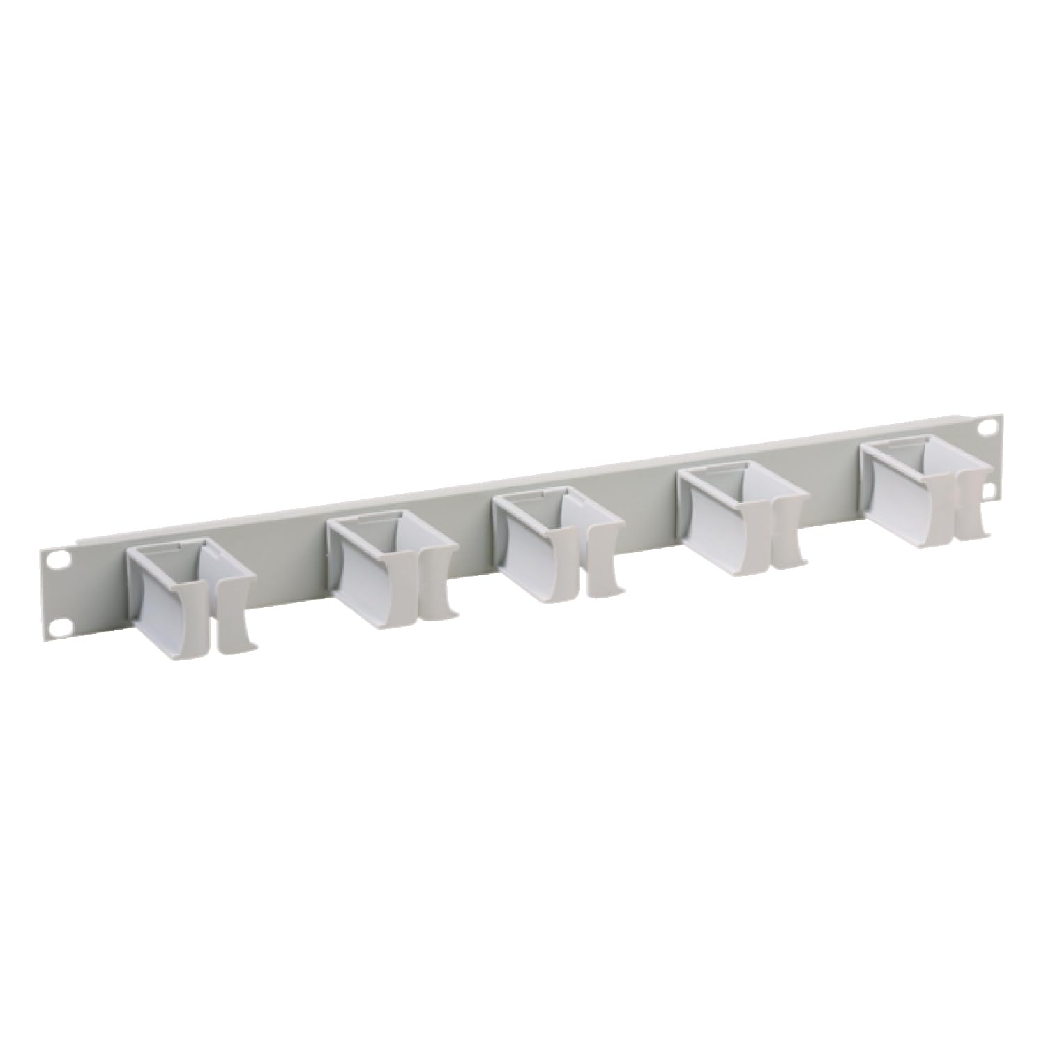 Caratula 19P 1U avec 5 guides en plastique pour gestion de câbles