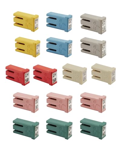 Kit de fusibles à cartouche MCASE de 16 pièces pour résoudre les pannes de courant auto