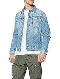 Hemdkragen G-STAR RAW Herren Arc 3D Slim Denim Jacket, Faded Tide C779-C460, M