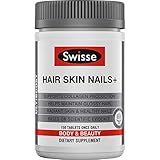 Swisse Ultiboost Hair Skin Nails Supplement | Premium Beauty Formula, Supports Collagen Production | Rich in Vitamin C & Silica, Plus Biotin | 150 Tablets (SWW60050)