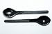 Tupperware Set of 2 Hang On Spoons Black