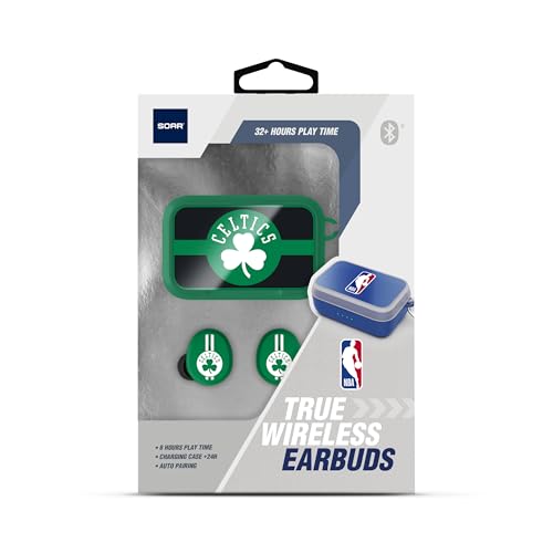 Image of SOAR NBA Wireless Sport Earbuds: Comfortable Fit & Convenient Charging