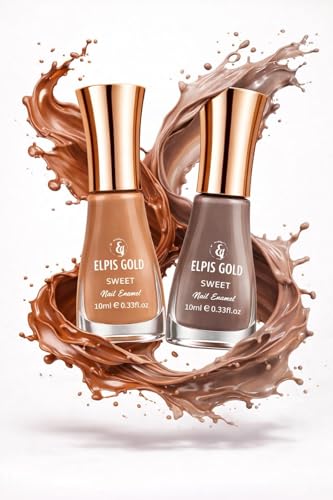 Image of Nail Paint Combo Pack of 2 | Quick Dry | Long Lasting | Glossy Finish (Classic Nude Combo)