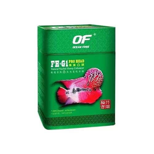 Meki Acua Ocean Free FH-G1 Pro Head Hump Enhancer Flowerhorn Fish Food (6mm 120g)