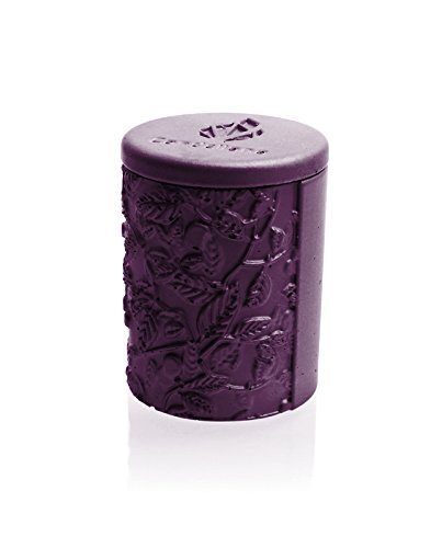 Candellana Candles Candlefort Concrete Candle-Tranquility Violet, Scent: Lavender Hill