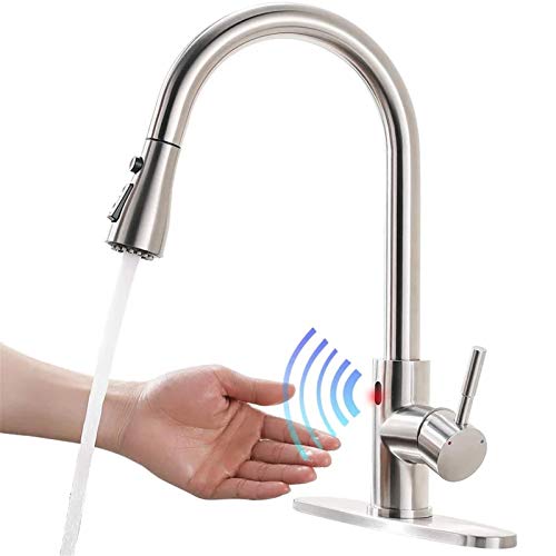 Robinet cuisine commande tactile mitigeur capteur intelligent - 2
