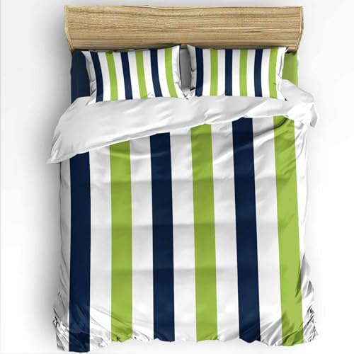 Housse de couette design rayé chic et confort durable - 2