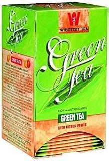 Wissotzky Tea Green Tea With Citrus Fruits 1.06 Oz. Pack Of 3.