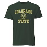 Barnesmith Colorado State University Rams Short-Sleeve T-Shirt, Heritage, Hunter Green, X-Large