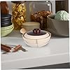 Cabilock Eco-friendly Clay Cooking Pot Lid for Korean Chinese Style Bibimbap Hot Pot Soup Stew Traditional Clay Multi-purpose for Cooking for Family Gatherings Parties and Travel #3