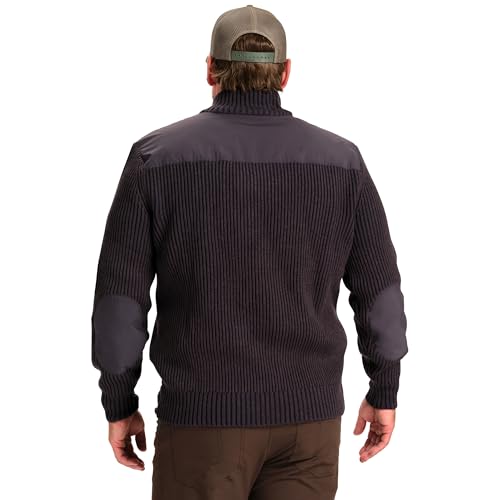 Beretta Men's Dover Tech Wool Blend Half-Zip Hunting Shooting Sweater with Nylon Shoulder and Elbow Inserts3