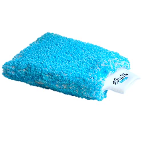 Microfiber Madness Delimitt Car Wash Mitt Ultra-Gentle Microfiber Wash Mitt for Cars Made in Germany Scratch-Free Cleaning