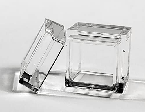 Image of 1pc Acrylic Box Tray for 10mm 0.39 inch Element Cubes Clear Case Periodic Table Bracket for Elements Collections Science Education Displays