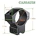 CAJOAUIS 30mm Dovetail Scope Rings Set for 11mm Dovetail Rails (High Profile,Medium Profile,Low Profile) (High Profile-1.5 inch Height)