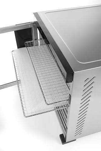 Foto von SousVideTools [SVT-12006] Dörrautomat Hendi mit 10 Etagen, aus Edelstahl, Display mit Timer und Thermostatkontrolle, Industrie-Dörrautomat, ideal zum Dörren von Obst, Fleisch