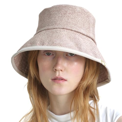Chapeau de seau pliable et profond en coton pour une protection solaire optimale en voyage