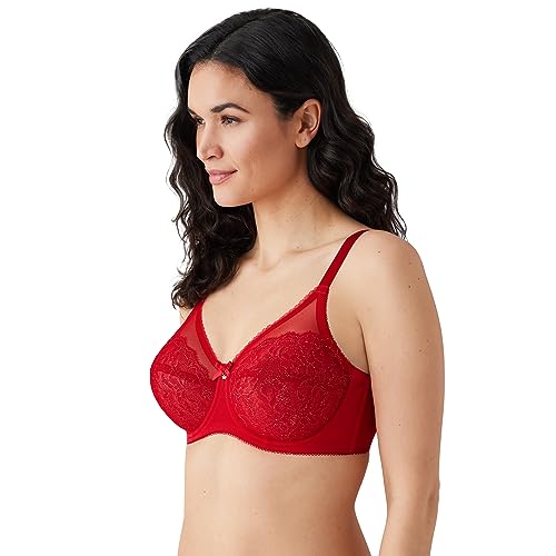Image of Wacoal Women's Retro Chic Unlined Mesh Full Coverage Underwire Bra, 855186