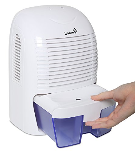 Ivation GDM30 Powerful Mid-Size Thermo-Electric Dehumidifier - Quietly Gathers Up to 20oz. of Water per Day - for Spaces Up to 2,200 Cubi...