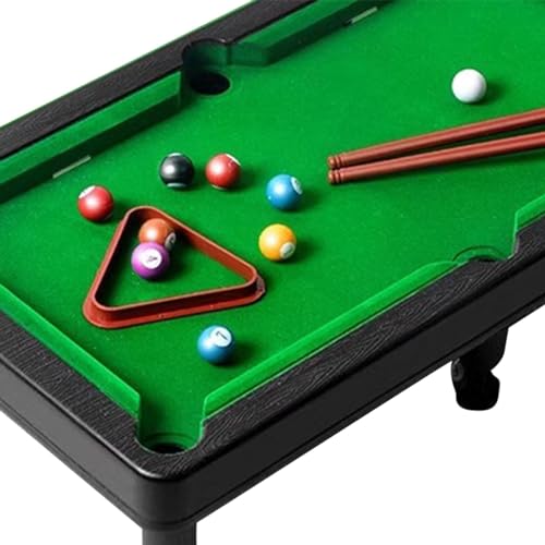 Colaxi Mini conjunto de piscina de mesa, jogo de bilhar, interação doméstica, brinquedo, mesa de jog