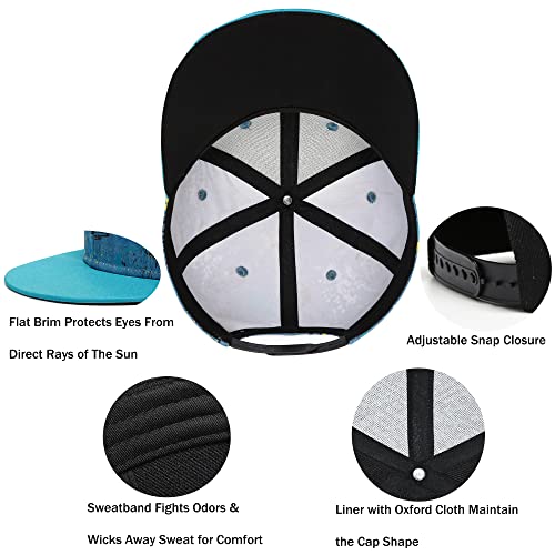 80S Baseball Cap Perfect 80S Hip Hop Costumes /90S Rapper Costume For Men Boys Women Flat Brim Hat Adjustable Graffiti Rave Accessories Hat Cap #TOP4