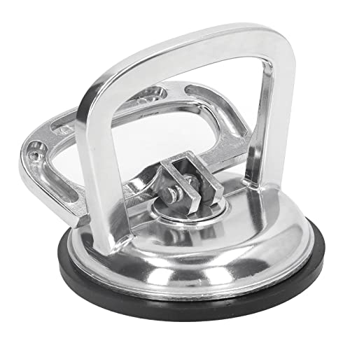 80KG Glass Suction Cup Lifting Mover, Aluminium Alloy Vacuum Suction Glass Plate Lifter for Ceramic, Wear Resistant and Robust, Ergonomically Designed (1 Jaw)