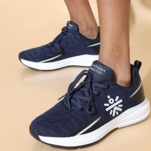 Image of CULT Men's Windblazer Running Shoes, Engineered Upper Mesh, Breathable, German Technology Insole for Cushioning, Compressed EVA Midsole for Higher Rebound, Reinforced Heel