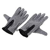 Unisex Winter Skiing Bike Motorcycle Touch Screen Gloves, Windproof - Thermal Warm Full Finger Racing Cycling Skiing Gloves for Men Women, Outdoor Sports Mittens with Rainproof - Silver, Silver L